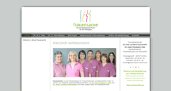 Desktop Screenshot of frauensache-frankfurt.de